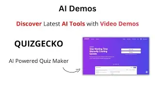 Create Unique Quizzes with QUIZGECKO's AI-Powered Platform | QUIZGECKO Demo