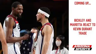 WATCH: Live Kevin Durant to Suns reaction from Bickley and Marotta