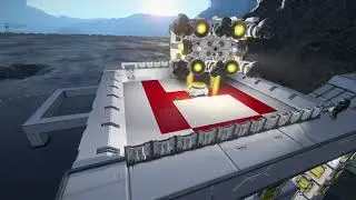 Space Engineers - Revolving Double-decker Landing Pad