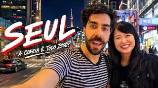 SEUL 🇰🇷 A Cidade Mais INSANA da Coréia do Sul | Comida, Becos e Vida Real