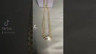 Solid 10k yellow gold curb link 20&rdquo; chain! Dm @otroyals on Instagram for inquires