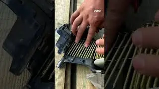 Pneumatic coil nail gun CN55 nail gun | Tips and tricks | #asmr #shorts #tipsandtricks #tiktok