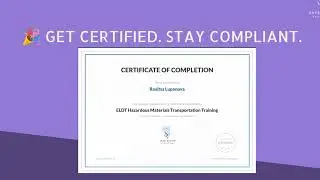 ELDT Hazmat Training &ndash; Hazmat Endorsement Online Training -  FMCSA Approved