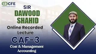 CAF-03 | COST | Macchiato Limited Q.| Sir Dawood Shahid