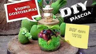 DIY/ P&aacute;scoa - ideia para presentear na P&aacute;scoa - pote do coelho/ DIY EASTER IDEA