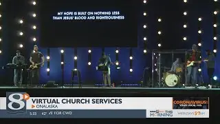 Local church streams services online
