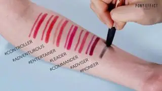 [PONY EFFECT] Contouring Lip Color Swatches