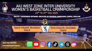 LIVE 🔴 || Gujarat Vidyapith Uni. vs Nirma University | AIU WEST ZONE INTER UNI. WOMEN&rsquo;S CHAMPIONSHIP