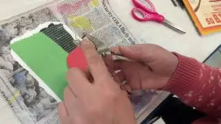 Kinder Collage Yarn and Hole punchers