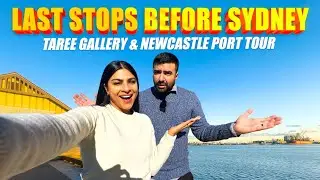 Australia Road Trip Vlog | Exploring Taree Gallery & Newcastle Port Before Sydney 🇦🇺