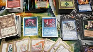 Vintage MTG Flea Market HUGE Find part 4/4 - GRAND FINALE - The Dark, Unlimited, Legends - 1000+
