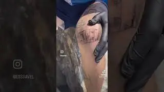 Beach tattoo. Instagram: esssavel