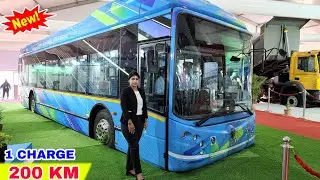 JBM Electric Bus 2022 💥 On Road Price Mileage Specifications Review @Usha Ki Kiran