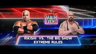 FULL MATCH WWE2K25 : Ring collapses in Rikishi vs. BigShow - Extreme Rules [4K]