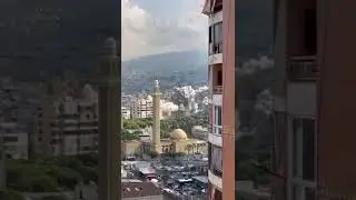 #ISRAELI FORCES STRIKE BUILDING IN #BEIRUT&rsquo;S DAHIEH