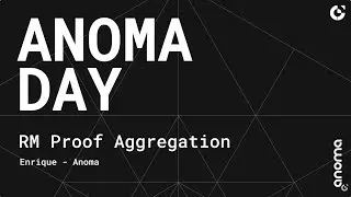 Anoma Resource Machine (ARM Proof Aggregation