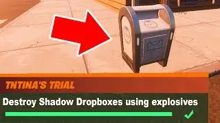 Destroy Ghost Dropboxes using explosives  Fortnite