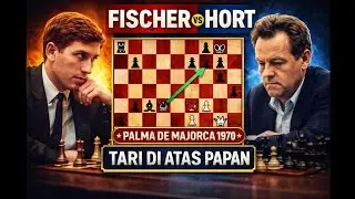 PERTUNJUKAN KELAS DUNIA: Bobby Fischer Menari di Atas Papan vs Hort&rdquo;(@ChessbaseIndonesia) 