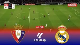 🔴LIVE : Osasuna vs Real Madrid - La Liga 2025/26 en vivo | Pes 21 Simulation Gameplay