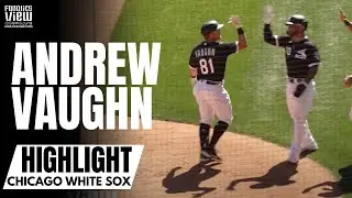 Andrew Vaughn Belts 3-Run Homer vs. Texas Rangers in Spring Training | Chicago White Sox Highlight
