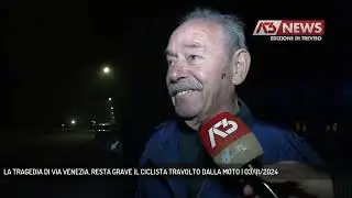 LA TRAGEDIA DI VIA VENEZIA. RESTA GRAVE IL CICLISTA TRAVOLTO DALLA MOTO | 03/11/2024