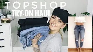 TOPSHOP DENIM HAUL & TRY ON | JAMIE GENEVIEVE