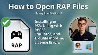 How to Open RAP Files (PlayStation 3)