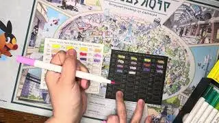 Ohuhu Acrylic Marker swatch test 🖍️
