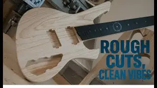 From blank to Beast &ndash; Fang guitar body routing begins!