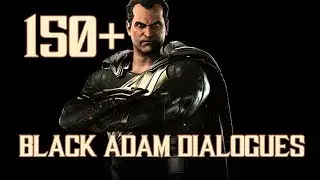 Over 150 NEW Black Adam Dialogue Intros! INJUSTICE 2