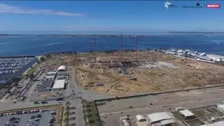 New Chula Vista Bayfront resort taking shape; first of 22 floors under construction