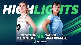 🏴󠁧󠁢󠁥󠁮󠁧󠁿 Kennedy v Watanabe 🇯🇵 | Squash in the Land 2025 | QF HIGHLIGHTS