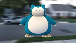 I CAUGHT A SNORLAX AT MY HOUSE!