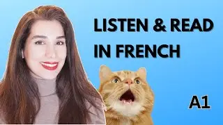 🔥 French Listening & Reading Practice A1 | Easy Story with English Translation 🇨🇦