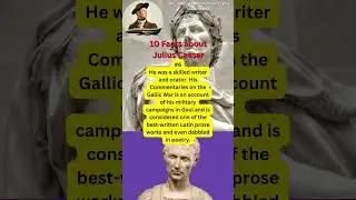 10 Facts about Julius Caesar  #caesar #rome #juliuscaesar  #history  @TheArchimedesFiles