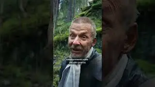Eero Aho Kalevala: Kullervon tarina -elokuvan kuvauksissa