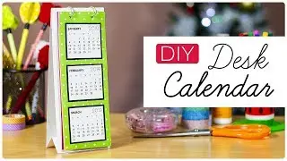DIY Desk Calendar 2019 | How to make a Desk Calendar | Handmade Calendar