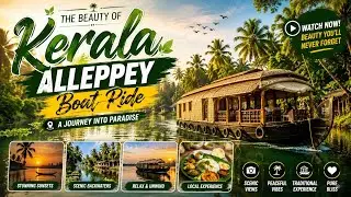 Beauty of Kerala🌴 | Shikara Boat Ride Alleppey | Breathtaking Views ❤️