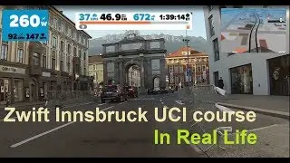 Zwift Innsbruck Course IN REAL LIFE
