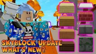 ROBLOX SKYBLOCK UPDATE : NEW ITEMS AND MORE! | Skyblock Roblox