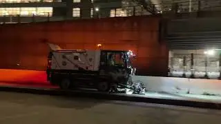 Cute Bike Lane Street Sweeper