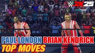 PAUL LONDON & BRIAN KENDRICK TOP MOVES IN WWE 2K25