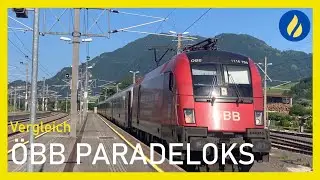 ÖBB Lokomotiven im Wandel der Zeit | Vergleich