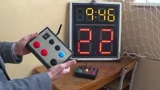 Табло игрового времени и времени броска / Game & Shot clock Scoreboard for Level 1 (Basketball)