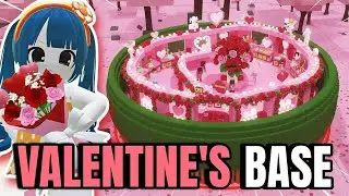 I Built the CUTEST VALENTINE'S BASE in 99 Nights in the Forest (Roblox)