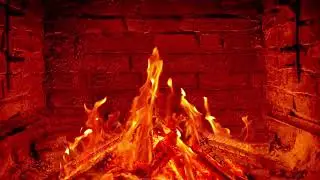 Relaxing Fireplace Ambience 🔥| Crackling Logs & Burning Fire Sounds | 4K | #shorts #fireplace #fire