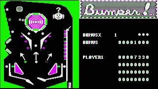 BUMPER! Pinball Construction Set FLIPPER ATARI 8BIT XL XE LOOK ATARIMANIA 400 800 600 1200