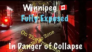 Winnipeg Main St. Mayhem￼ #winnipeg #canada #police #epidemic #tour #city #vlog #street #crime #now 