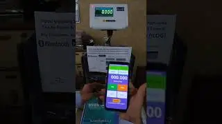 Bluetooth Industrial Digital Weighing Scale with Android Mobile App