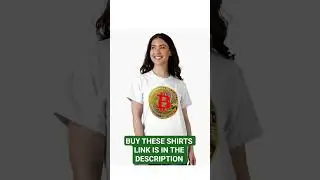 Bitcoin T-Shirt Design 🪙 | Crypto Merch for Traders & Investors | #Shorts